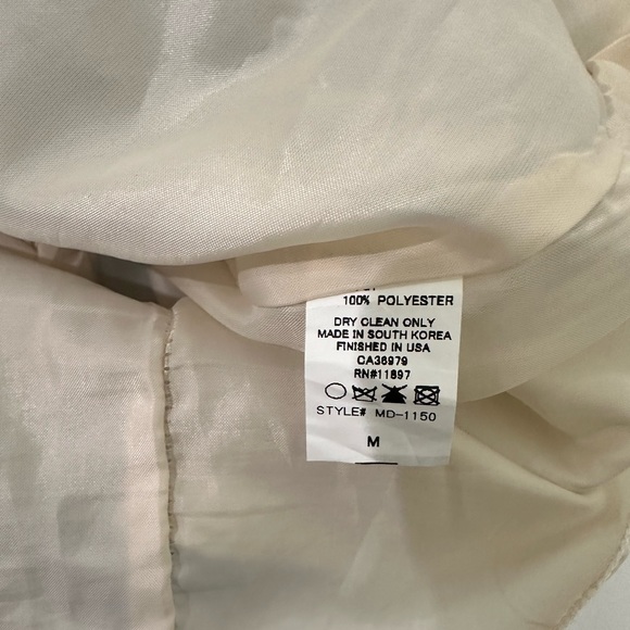 213 by Michelle Kim baby doll collared lace dress size Medium - Picture 9 of 11